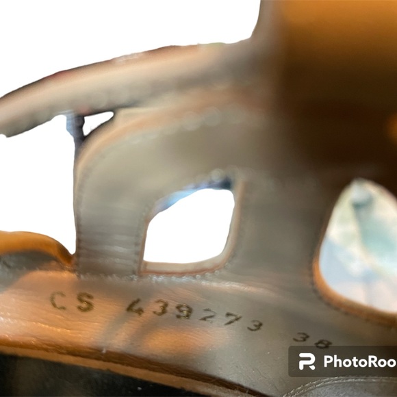 Saint Laurent Tan Suede Cutout Heels - US 7.5/EU 38 - Picture 8 of 13